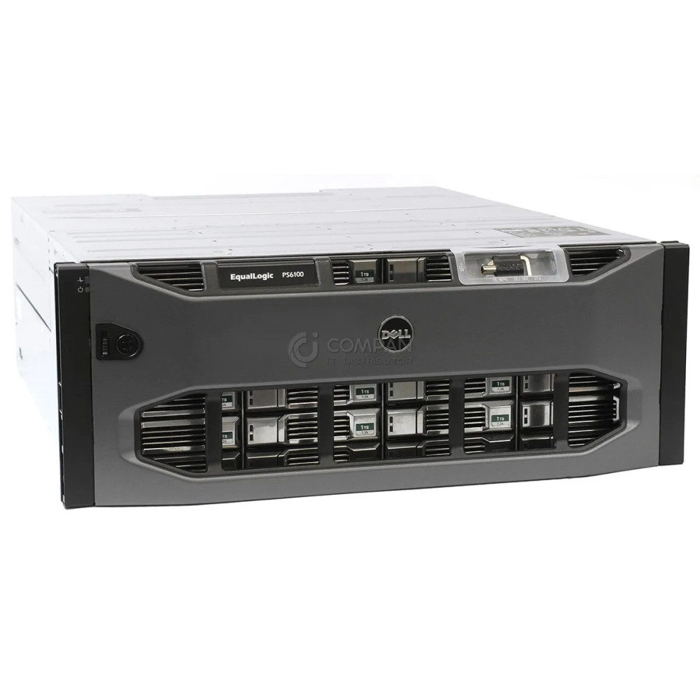 DELL EQUALLOGIC PS6100 24 BAY LFF STORAGE ARRAY ENCLOSURE 9 X 600GB SAS